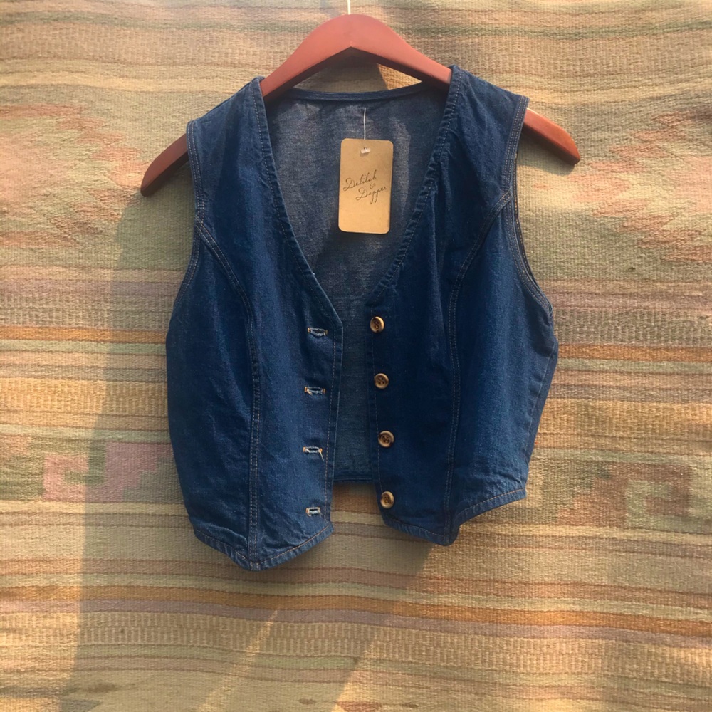 Denim vest